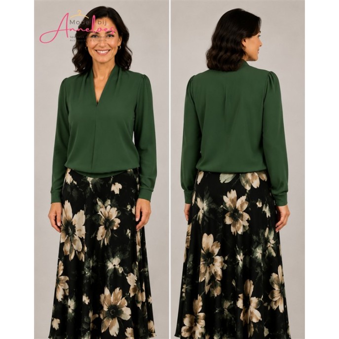 Batida Rok Bloemenprint 2604 Forest print